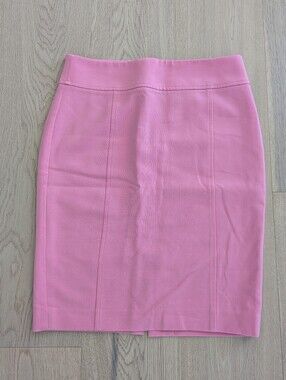 LOFT Pink Tailored Pencil Skirt
